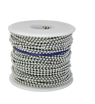 acheter Chaîne en acier inoxydable à billes métalliques Collier à perles en rouleau online manufacture