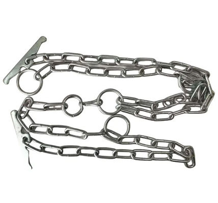 acheter Chaînes standard de liaison pour bovins et bovines enduites de zinc de 6 mm et 8 mm avec certificat ISO CE online manufacture