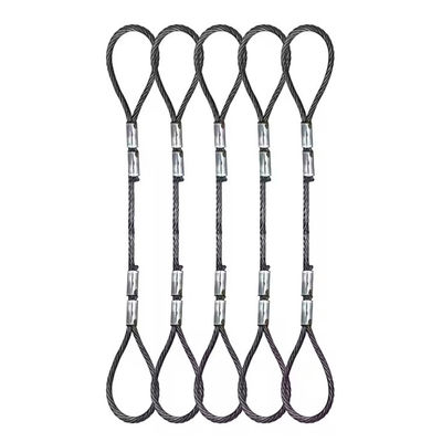 Un bon prix. Sling de câble en acier galvanisé à bout de pouce en ligne