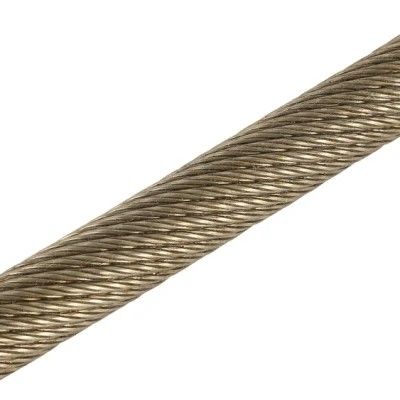 Un bon prix. Tolérance ± 1% de câble galvanisé en acier de qualité d'acier pour équipement d'ascenseur dans les ports en ligne