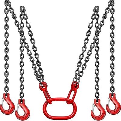 Un bon prix. Sling à double crochet à quatre crochets, anneau de levage de chaîne, pour la construction lourde en ligne