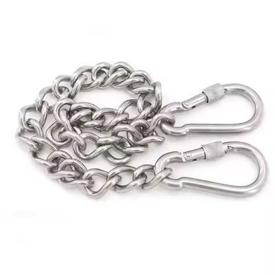 Chaîne de levage soudée en acier inoxydable 8mm, limite de charge 2t