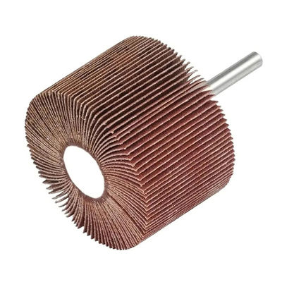 Un bon prix. 60 mm DlA roue à clapet arrondi avec arbre Durable et longue durée d'épaisseur 80 120 grain en ligne