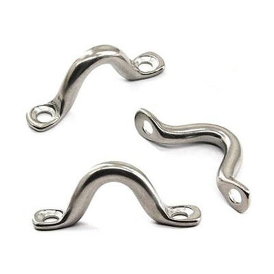 Rails d'accrochage en acier inoxydable 316 avec miroir poli et zinc plaqué