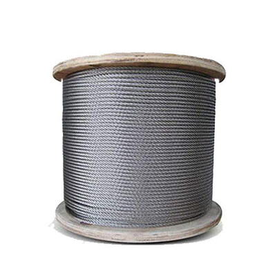 Un bon prix. Câble en acier inoxydable AISI 316 304 7x7 7x19 pour l'installation de balustrades et la construction en ligne