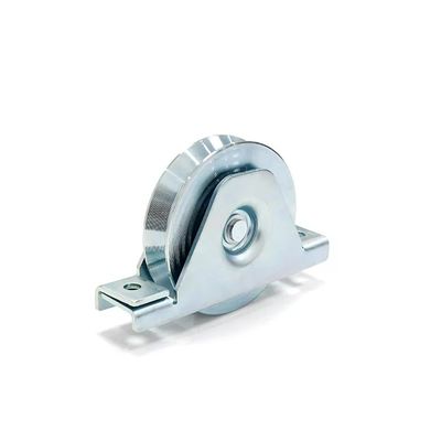 Un bon prix. Roue de porte coulissante galvanisée roues de porte à rainures avec support en ligne