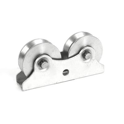 Finition poli en acier inoxydable rouleaux de porte coulissante pour porte coulissante et porte pliante