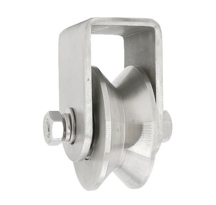 Des rouleaux en acier inoxydable à rainures en V