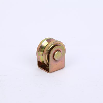 Un bon prix. V en forme de rainure porte coulissante roue de couleur en acier plaqué au zinc poulie porte coulissante poulie porte à rouleaux accessoires en ligne