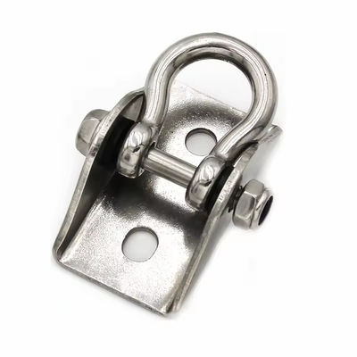 Un bon prix. Fabrique d'acier inoxydable lourd 304 316 accrocheur d'oscillation type arc-enchaînement plafond crochet suspendu pivotant pour hamac de yoga en ligne