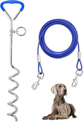 Un bon prix. La bande de laisse pour chiens résistante à la rouille 32/16/10 pieds en extérieur Pour les gros chiens 120 lb en ligne