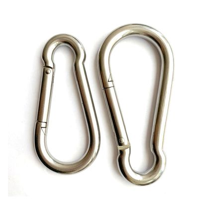 Technologie de traitement électrolytique en acier inoxydable DIN5299C Carabiner Snap Hook