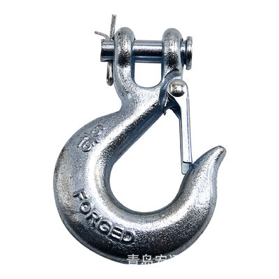 Un bon prix. Finition d'acier Caron à rouleaux clairs roulement de roulement de roulement de grue Crochet de bloc de clef Crochet de chargement verrouillé en ligne