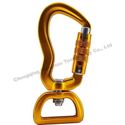 Un bon prix. 11.4kg Pet Leash Fermeture automatique boucle tournante avec matériel en alliage d'aluminium pour l'aviation en ligne