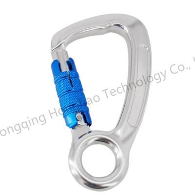 Un bon prix. Appareils d'escalade d'extérieur d'aéronef en aluminium 30KN Fermeture de sécurité crochet de grimpeur D anneau pour les engins en ligne