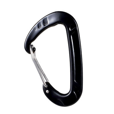 Un bon prix. 7075 Carabiner en alliage d'aluminium 12KN Résistance ZINC PLATÉ Finition pour Pet Crochet en forme de D en ligne