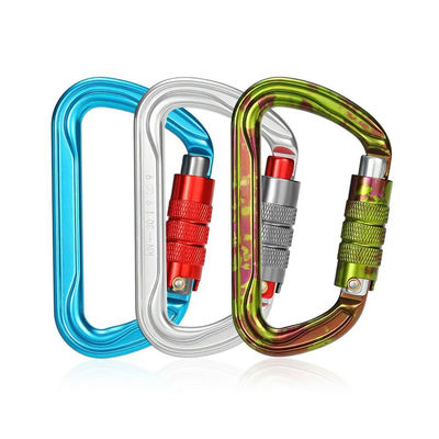 Un bon prix. Crochet de carabine en aluminium 30KN Capacité de charge pour les activités de plein air en ligne