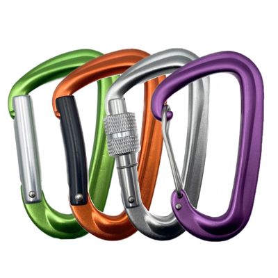 Un bon prix. OEM Acceptable Fermeture à vis en aluminium Clip Carabiner pour l'escalade Finition personnalisée en ligne