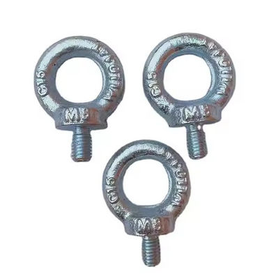 Un bon prix. Zinc Finition haute résistance écrous d'œil en acier au carbone écrous d'anneau pour lourde charge DIN 580 boulon d'œil en ligne
