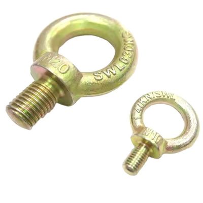Un bon prix. Acier galvanisé M20 Zinc plaqué goutte forgée vis de levage de l'oeil anneau JIS1168 boulon d'oeil en ligne