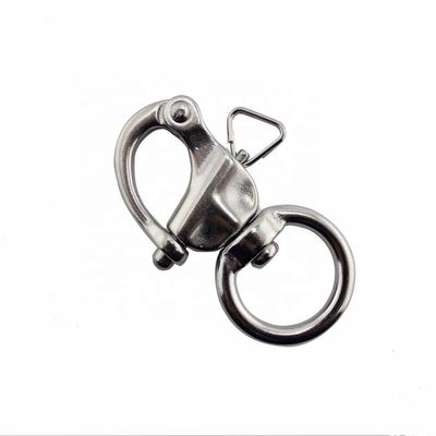Un bon prix. DEE SHACKLES type européen 316 en acier inoxydable pivotant à œil rond à décharge rapide en ligne