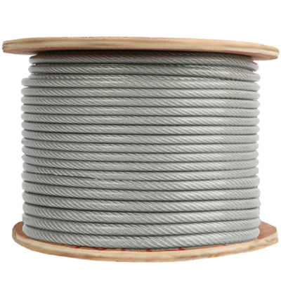 Un bon prix. 7x7 / 7x19 câble en acier enduit en PVC 5/32 pouces à 7/16 pouces câble en acier galvanisé câble en vinyle enduit câbles d'avion en ligne