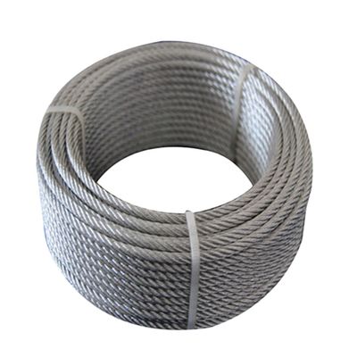 Un bon prix. Acier à haute teneur en carbone de qualité 6*19 câble 3mm-16mm pour équipement de gymnastique câble treuil galvanisé à chaud galvanisé électrique en ligne