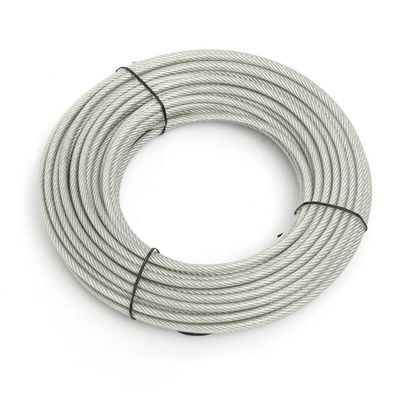 Un bon prix. 7x7 câble en acier galvanisé en PVC revêtu pour la ligne de vêtements avec résistance à la traction 1370-2160MPA acier spécial à chaîne froide en ligne