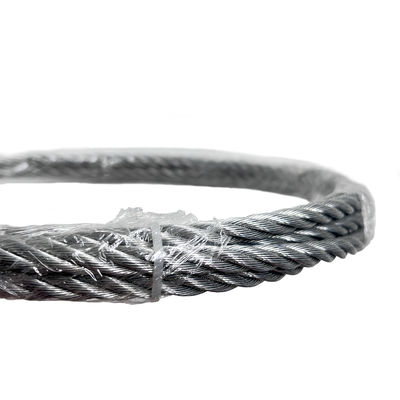 Un bon prix. 4x31 WSC 8,3 mm câble en acier galvanisé en acier au carbone de qualité standard AiSi pour la construction en ligne