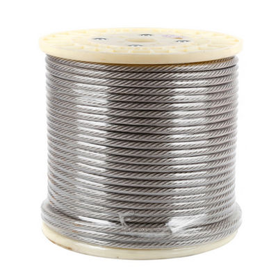 Un bon prix. 0.5-0.6mm Diamètre 7*7 304 câble en acier inoxydable câble de câble pour la construction en ligne