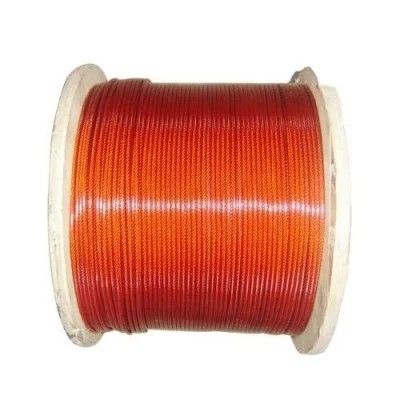 Un bon prix. Galvanisé 1*19 Haute résistance à la traction PVC revêtu de nylon en ligne