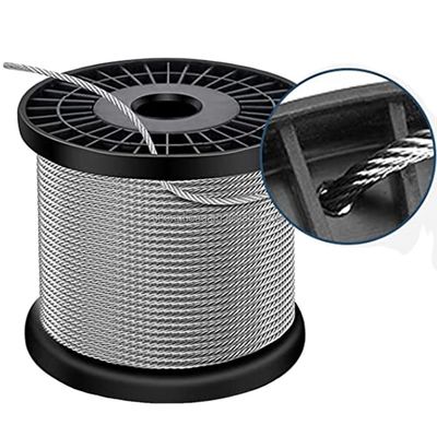 Un bon prix. Cable en acier inoxydable 304 304L 316 316L 19x7 18x7 FC avec une teneur en C de 0,08 et un certificat ISO9001/ISO14001 en ligne