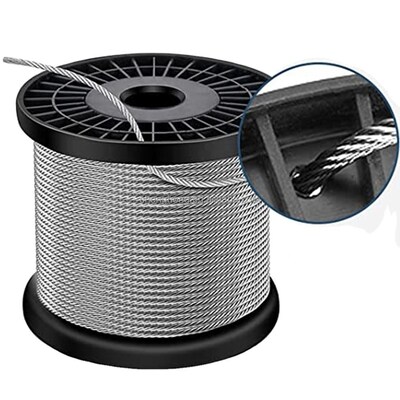 Un bon prix. AISI304 304L 316 316L câble en acier inoxydable câble SS avec 7x7 construction pour les applications maritimes en ligne
