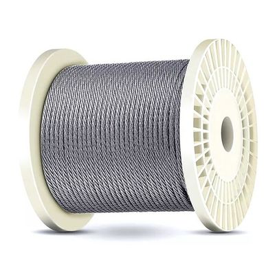 Un bon prix. Cable en acier inoxydable de 10 mm 7x19 pour grues et autres services de traitement A2 A4 AISI304 AISI316 SUS304 SUS316 en ligne