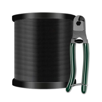 Un bon prix. 7x7 fils de construction 304 en acier inoxydable en vinyle noir enduit de fil de fer et de câble en acier pour bricolage balustrades de pont en ligne