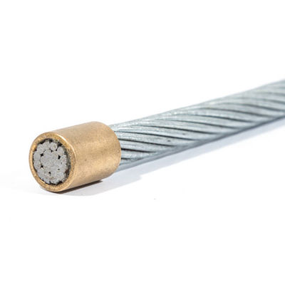 Un bon prix. 7X37 7X7 6X19 Galvanisé Non galvanisé SS304 316 Câble d'acier au carbone Toron non allié et durable en ligne