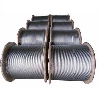 Un bon prix. Cable en acier inoxydable de 12 mm fil suspendu fil de fer corde en acier non allié SS304 3 mm 7X7 avec autre service de traitement en ligne