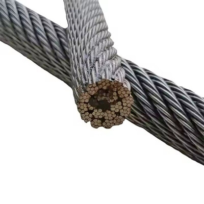 Un bon prix. DIN Standard câble en acier galvanisé acier au carbone 1570MPa résistance pour les machines de construction en ligne