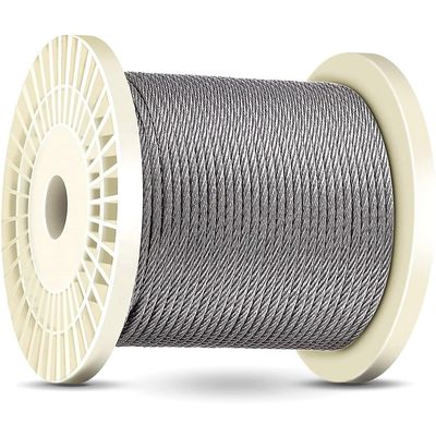 Câble en acier inoxydable 316 de type 7x7/ 1x19 / 7x19 1/8