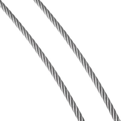 Un bon prix. 1x7/1x19 fil d'acier galvanisé à chaud pour le raccordement de la ligne de transmission en ligne