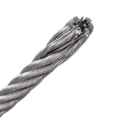 Un bon prix. SS304 câbles d'acier personnalisés 7X19 2mm câble de fil d'acier résistant à l'usure en ligne