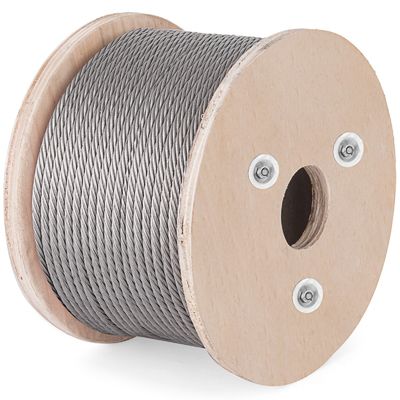 Un bon prix. Câble métallique en acier 3/16