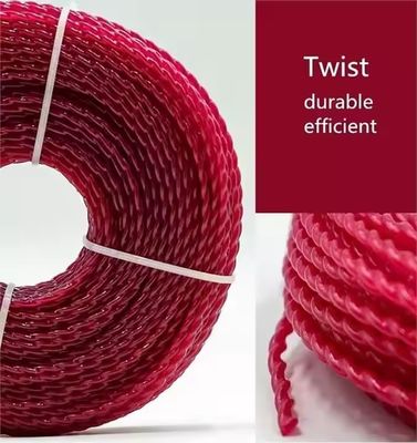 Un bon prix. Ligne de coupe à cordes ultra tordu Ligne de coupe d'herbe en nylon Pour coupeuse à pinceau 0,095 pouces en ligne