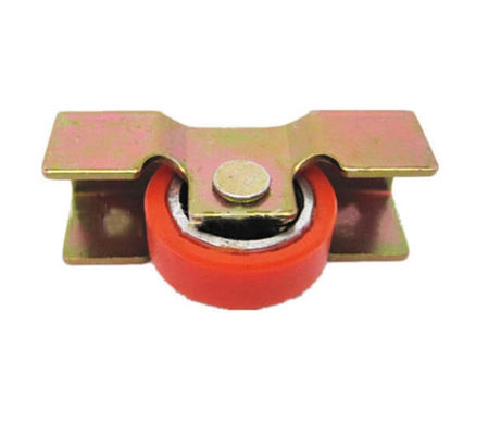 Rouleau galvanisé de porte et de fenêtre poulie de nylon V rainure zinc plaqué roue de fenêtre coulissante pour le Panama
