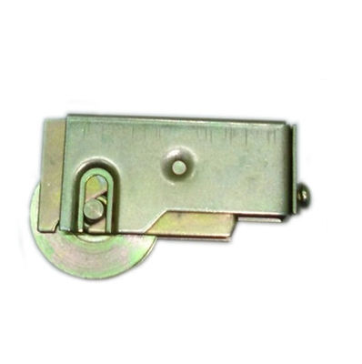 Roue à rouleaux de porte lourde avec galvanisé