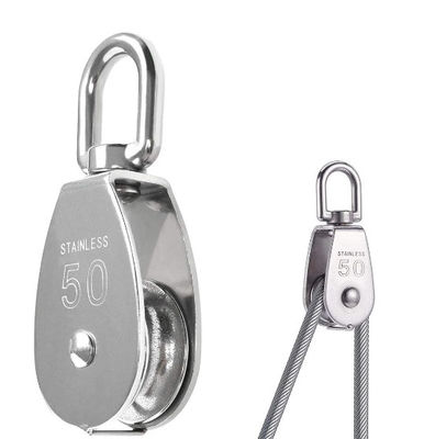 Top en gros câble en acier inoxydable / pivotant / voilier / grue / simple câble pivotant / marine / câble en acier soulevé / levage de sangle / poulie d'escalade pour voilier