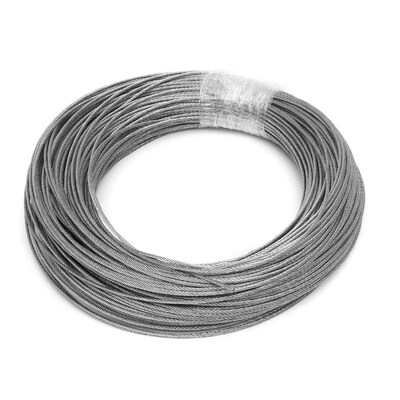 Un bon prix. Câble en acier inoxydable 1x7 7x7 7x19 non allié pour applications industrielles en ligne