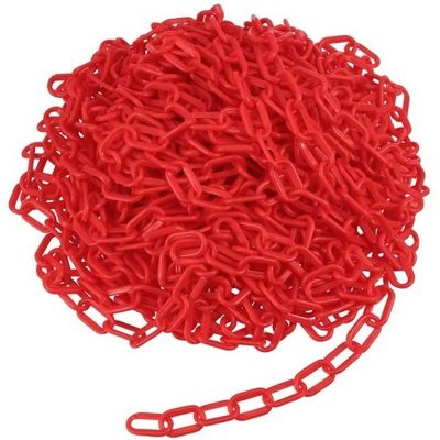 Un bon prix. Chaîne d'avertissement en plastique polyéthylène de haute qualité avec maillons de couleur rouge et blanc alternés pour la sécurité routière résistante aux intempéries en ligne