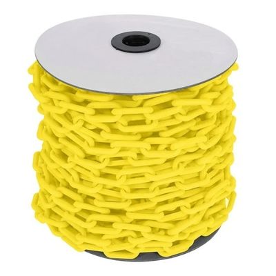 Un bon prix. Chaîne d'avertissement en plastique jaune de 6 mm et 8 mm pour la sécurité routière et le contrôle des foules en ligne