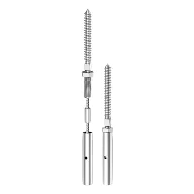 Un bon prix. T316 Stainless Steel Cable Railing Hardware with Waterproof Rust-proof Swage Lag Screws Suitable for 3/16-inch Cables en ligne